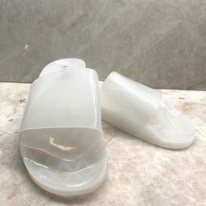 Clear White Jelly Slides